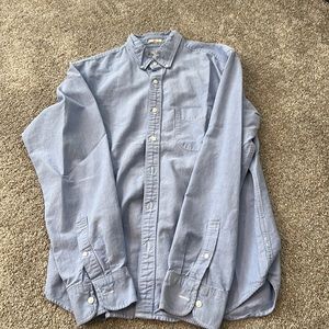 J crew, m Oxford shirt, blue, slim fit, Oxford